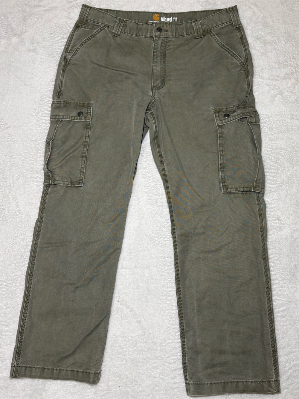 Carhartt Men's Olive Green Cargo Pants 36X30